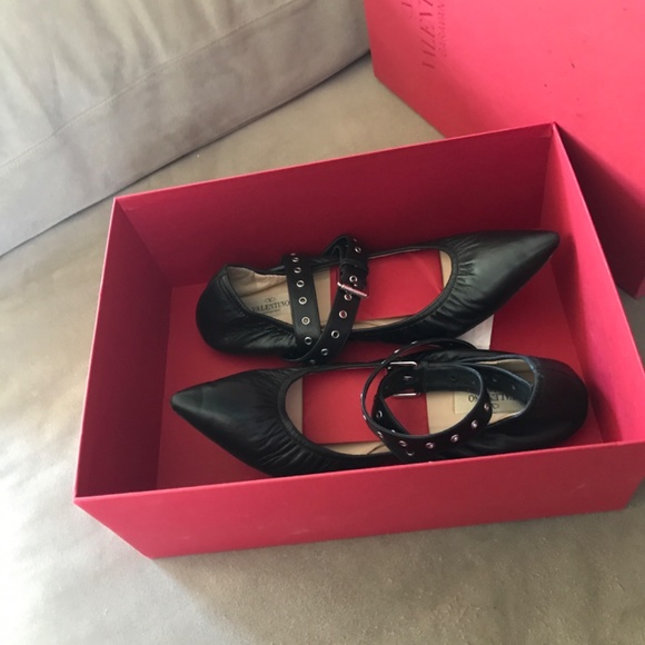 Valentino pointed toe ballet flats, 39.5 - Picture 6 of 16